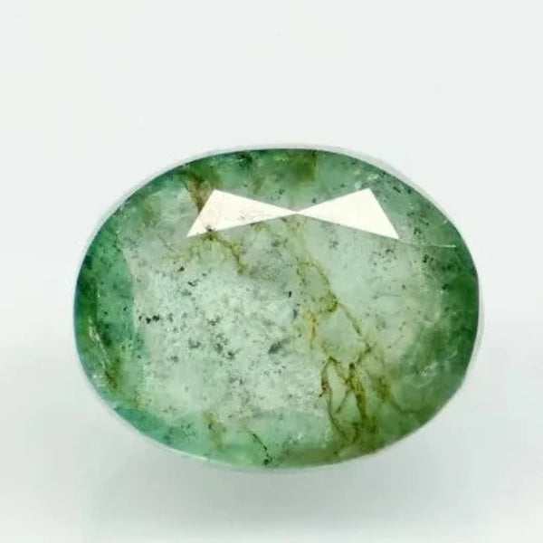 Natural Emerald (Panna) oval mixed cut loose gemstone, report no. 10847D43807
