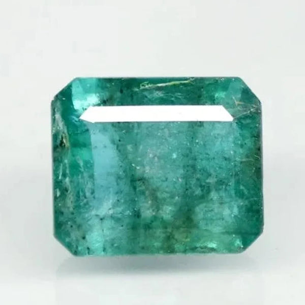 Natural Emerald (Panna) octagon step cut loose gemstone, report no. 10847D43808