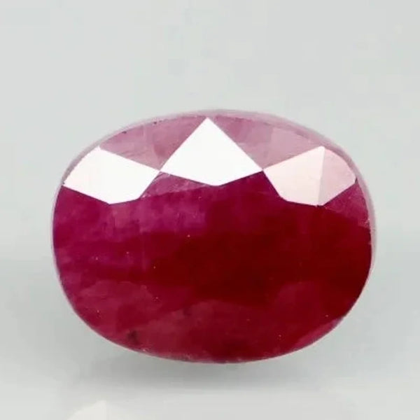 Natural untreated Ruby (Manik) oval mixed cut loose gemstone, report no. 10847D43810