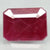 Natural untreated Ruby (Manik) octagon step cut loose gemstone, report no. 10847D43811