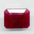 Natural untreated Ruby (Manik) octagon step cut loose gemstone, report no. 10847D43812