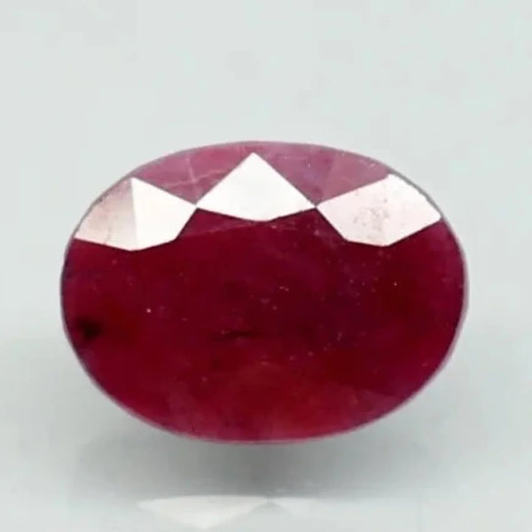 Natural untreated Ruby (Manik) oval mixed cut loose gemstone, report no. 10891D43951