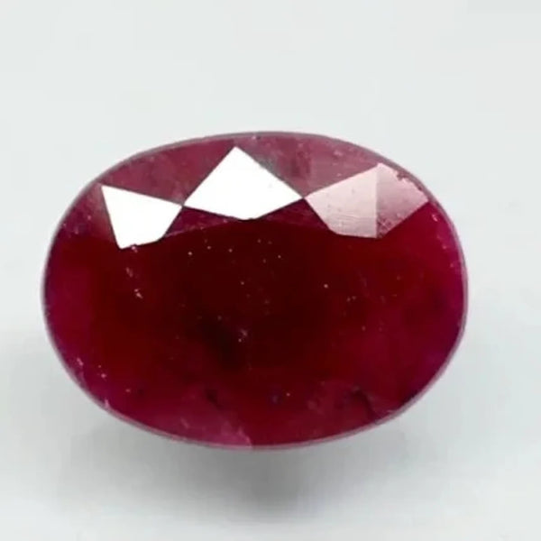 Natural untreated Ruby (Manik) oval mixed cut loose gemstone, report no. 10891D43958