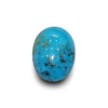 Natural Turquoise (Firoza) oval cabochon loose gemstone, IGC certified IGCDKBAJ44721