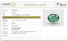 Natural Emerald | Govt. Lab Certified | Oval Mixed Cut | Green Report No.9498D38445 image 1