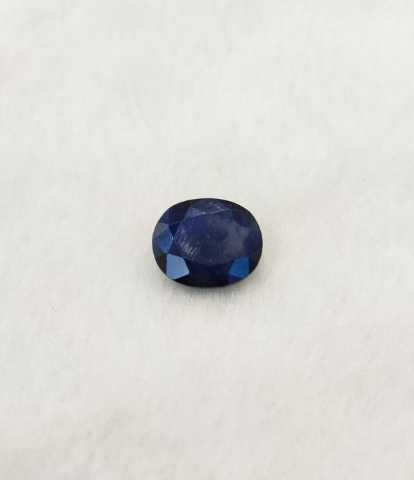 Natural Indian Blue Sapphire 8.55 Carat / 9.50 Ratti Oval Mixed Cut loose gemstone