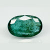Natural green Emerald (Panna) oval mixed cut loose gemstone, report no. 12938D53287