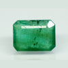 Natural green Emerald (Panna) octagon step cut loose gemstone, report no. 12938D53289