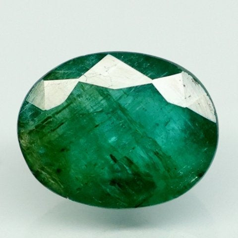 Natural Emerald Oval Mixed Green Report No.12938D53295