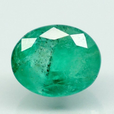 Natural Emerald Oval Mixed Green Report No.12938D53298