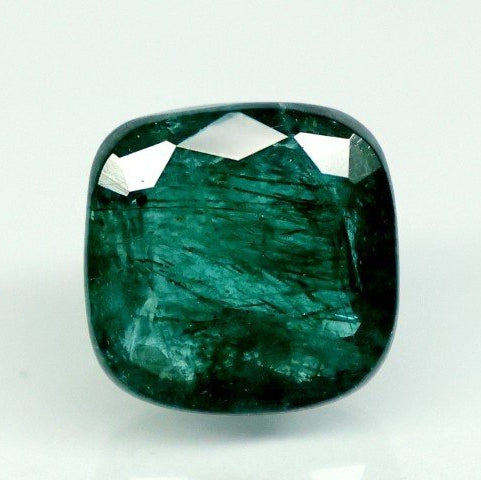 Natural Emerald Cushion Mixed Green Report No.12938D53304