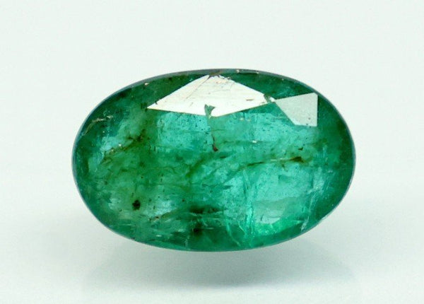 Natural Emerald Oval Mixed Green Report No.12938D53305