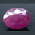 Natural purplish red Ruby (Manik) oval mixed cut loose gemstone, report no. 12939D53307