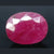 Natural purplish red Ruby (Manik) oval mixed cut loose gemstone, report no. 12939D53314