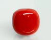 Natural Italian Red Coral (Moonga) cushion cabochon, report no. 12992D53467