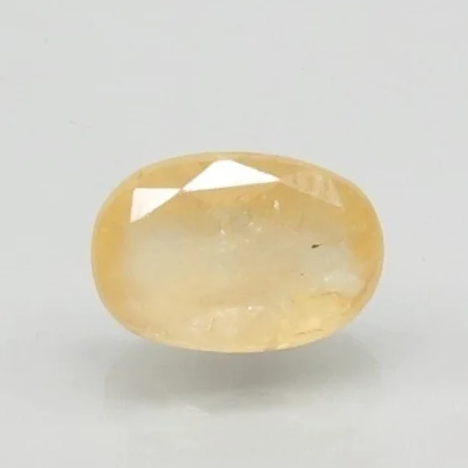 Natural Yellow Sapphire | Oval Mixed Cut | Transparent | Govt. Lab Certified | Unheated | 8926D36371 image 0
