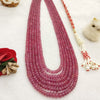 Natural Ruby Six Line Beaded Necklace: A Symbol of Elegance and Passion image 3
