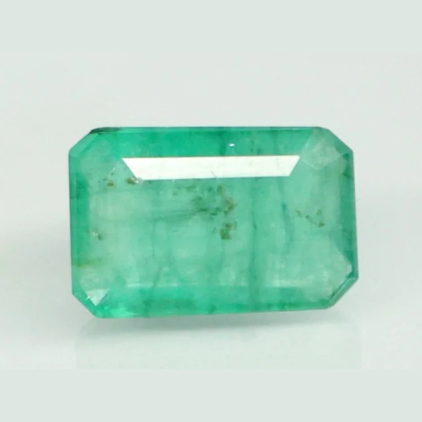 Natural Emerald (Panna) octagon step cut loose gemstone, report no. 13439D54824