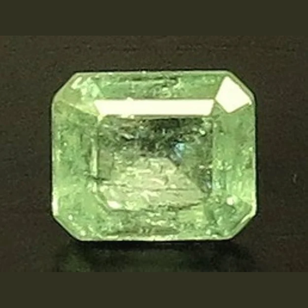 Natural Colombian Emerald (Panna) octagon step cut loose gemstone, report no. 13873D57549