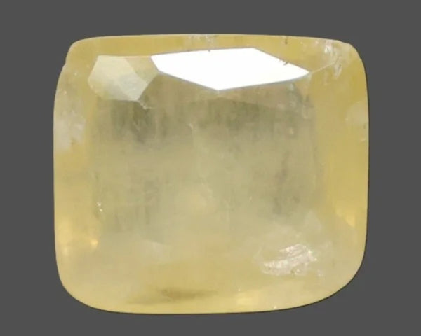 Natural Yellow Sapphire (Pukhraj) 8.31 Ratti cushion mixed loose gemstone – IIGJ report 14372D60340