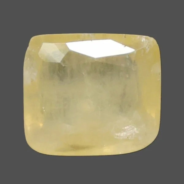 Natural Yellow Sapphire (Pukhraj) 8.31 Ratti cushion mixed loose gemstone – IIGJ report 14372D60340