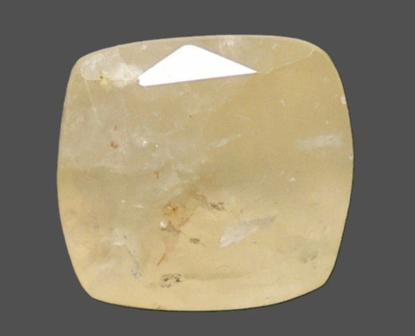 Natural Yellow Sapphire (Pukhraj) 5.14 Ratti cushion mixed loose gemstone – IIGJ report 14372D60342