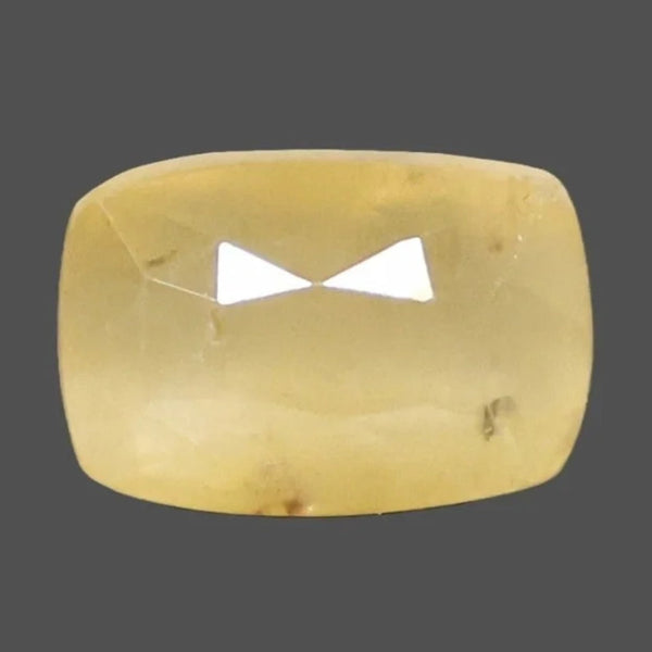 Natural Yellow Sapphire (Pukhraj) 7.02 Ratti cushion mixed loose gemstone – IIGJ report 14372D60351