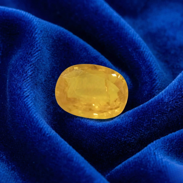 Natural Bangkok Yellow Sapphire (Pukhraj) loose gemstone – Gemwix by Tushar Gems