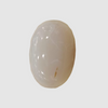 Natural White Opal 7.11 Ratti| Oval Cabochone | Certified No. IGCDKBAJ43003 image 1