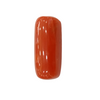 NaturalRed Coral | Certified| Capsule CutGemstone Summary No. IGCDKBAJ44966 image 1