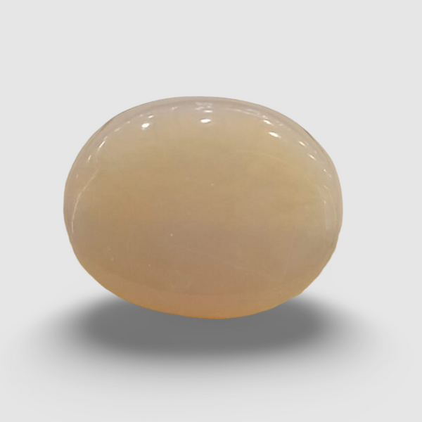 Natural White Opal 10.00Ratti| Oval Cabochone| Certified No. IGCDKBAJ42903 image 0