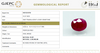 Natural Purplish Red Ruby | Certified Unheated | Oval Mixed Cut Report No. 9581D38706 image 1