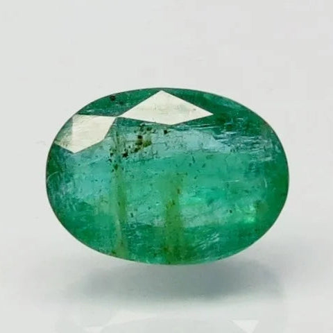 Natural Emerald | Oval Mixed Cut | Transparent | Govt. Lab CertifiedNo. 7000D27351 image 0