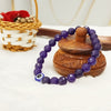 AMETHYST WITH EVIL EYE BRACELET SPIRITUALAWARENESS image 2