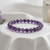 Natural amethyst (Jamunia) bead bracelet for calm and clarity – Tushar Gems