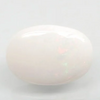 Natural Fire Opal 11.18 ratti oval cabochon loose gemstone, Govt. lab report no. 9346D37899