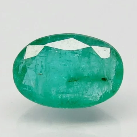 Natural Emerald 6.52 Ratti | Oval Cut | Govt. Lab Certified image 0