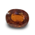 Natural brownish orange Hessonite (Gomed) oval mixed cut loose gemstone, certified IGCDKBAJ42702