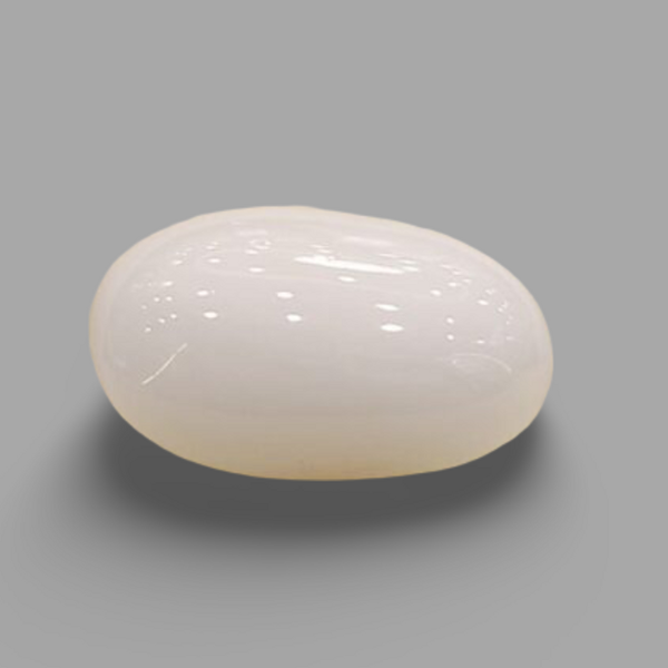 Natural White Coral (Safed Moonga) certified loose gemstone, report no. IGCDKBAJ41503