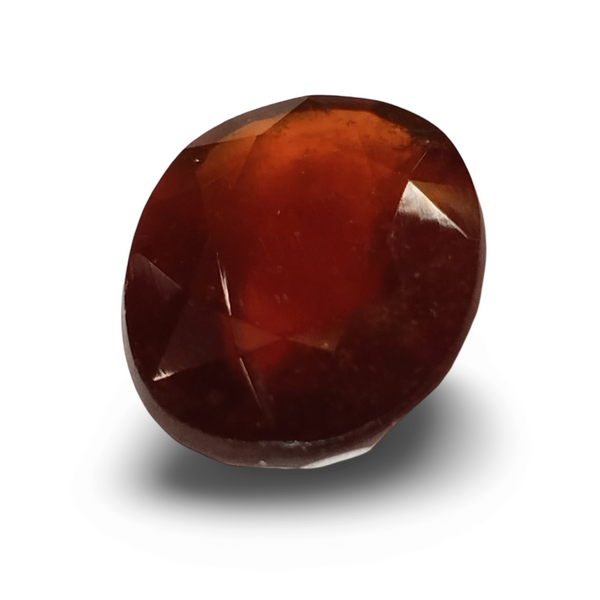 Natural Hessonite (Gomed) | Oval Mix Cut | IGC Certified Certificate Number: IGCDKBAJ42732 image 1