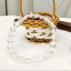 Natural Sphatik (clear quartz) crystal bracelet for peace – Tushar Gems