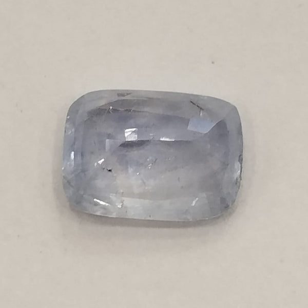 Natural BlueSapphire | IGC Certified | Dual Color ( Blue) | Cushion Cut | Natural Inclusions | Rare Astrological Gem Certificate No.: IGCDKBAJ49668 image 1