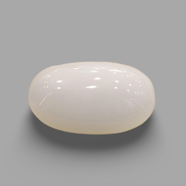 Natural White Coral (Safed Moonga) certified loose gemstone, report no. IGCDKBAJ41524