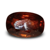 Natural brownish orange Hessonite (Gomed) oval mixed cut loose gemstone, certified IGCDKBAJ42731