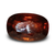 Natural brownish orange Hessonite (Gomed) oval mixed cut loose gemstone, certified IGCDKBAJ42731