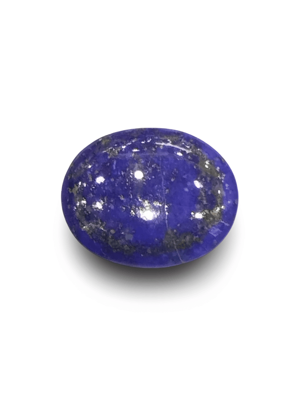 Natural Lapis Lazuli | Certified Oval Cut | Deep Blue with Natural Inclusions Certificate No.: IGCDKBAJ47476 image 1