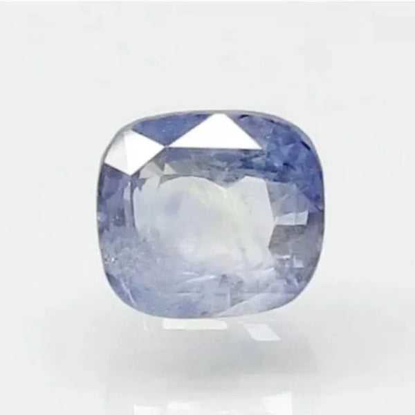Natural Pitambari Sapphire (Pitambari Neelam) cushion mixed cut loose gemstone, Govt. lab report no. 7000D27332