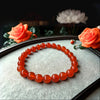 Red coralline bead bracelet for positive energy – Tushar Gems