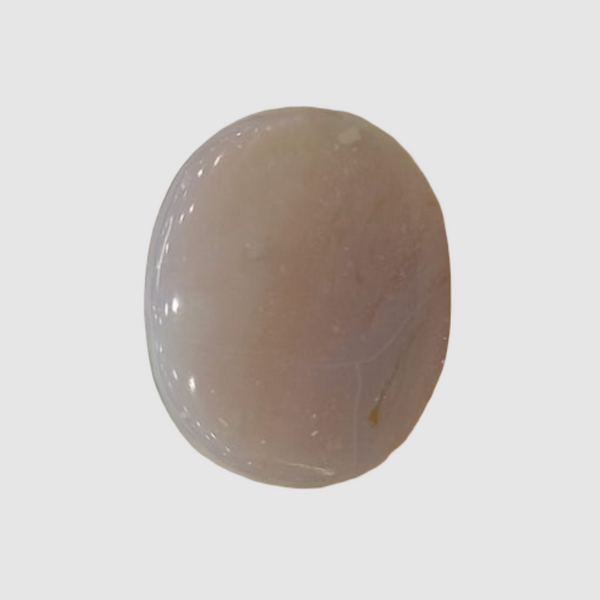 Natural White Opal 9.17 Ratti| Oval Cabochone| Certified No. IGCDKBAJ42922 image 1