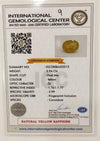 Natural Yellow Sapphire |Oval Mix Cut | IGC Certified No.: IGCDKBAJ53512 image 2